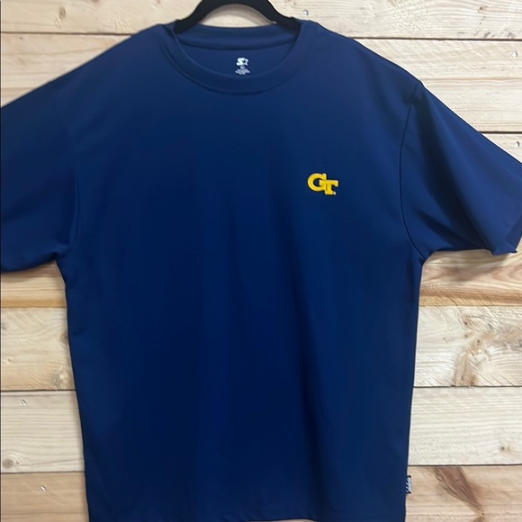 STARTER Blue and Yellow Short Sleeve Tee - Picture 1 of 6